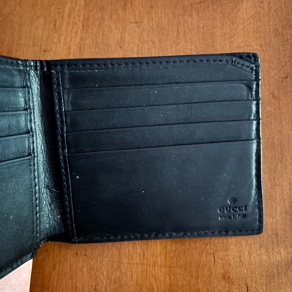 Gucci Black Leather Men's Wallet